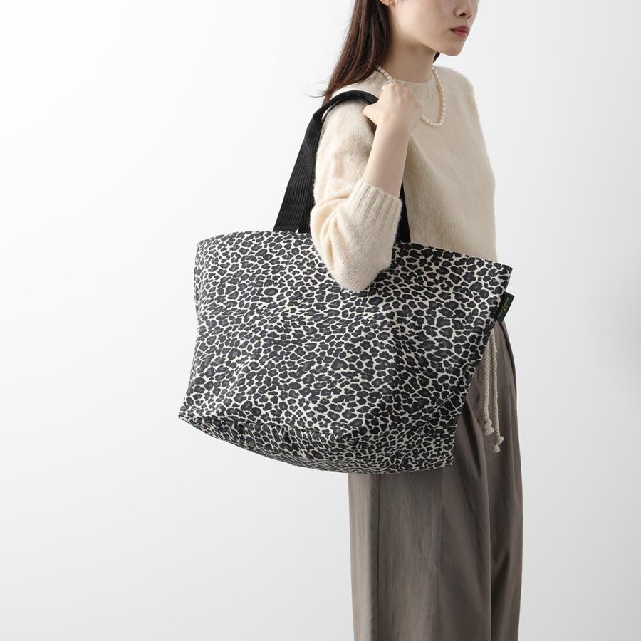 エルベシャプリエ トートバッグ 913F ヒョウ柄 大容量 XLサイズ