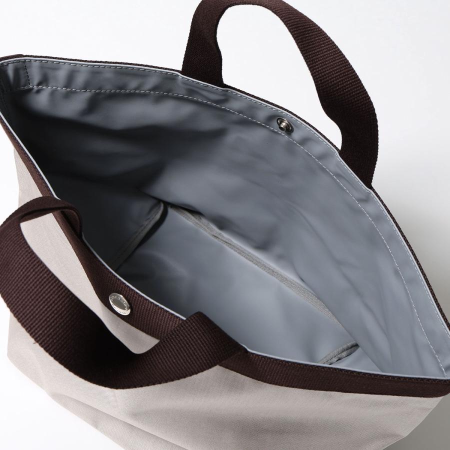 【極美品】エルベシャプリエ　ナイロン　舟型　トートS ミニトート　グレー 極美品】エルベシャプリエナイロン舟型トートS ミニトートグレー