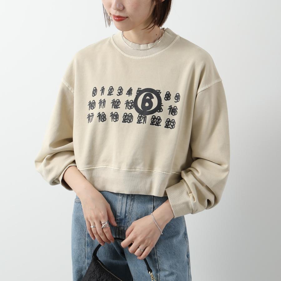 入荷なう MM6 Maison スウェットシャツ ナンバーモチーフ 入荷なう MM6 Maison スウェットシャツ ナンバーモチーフ