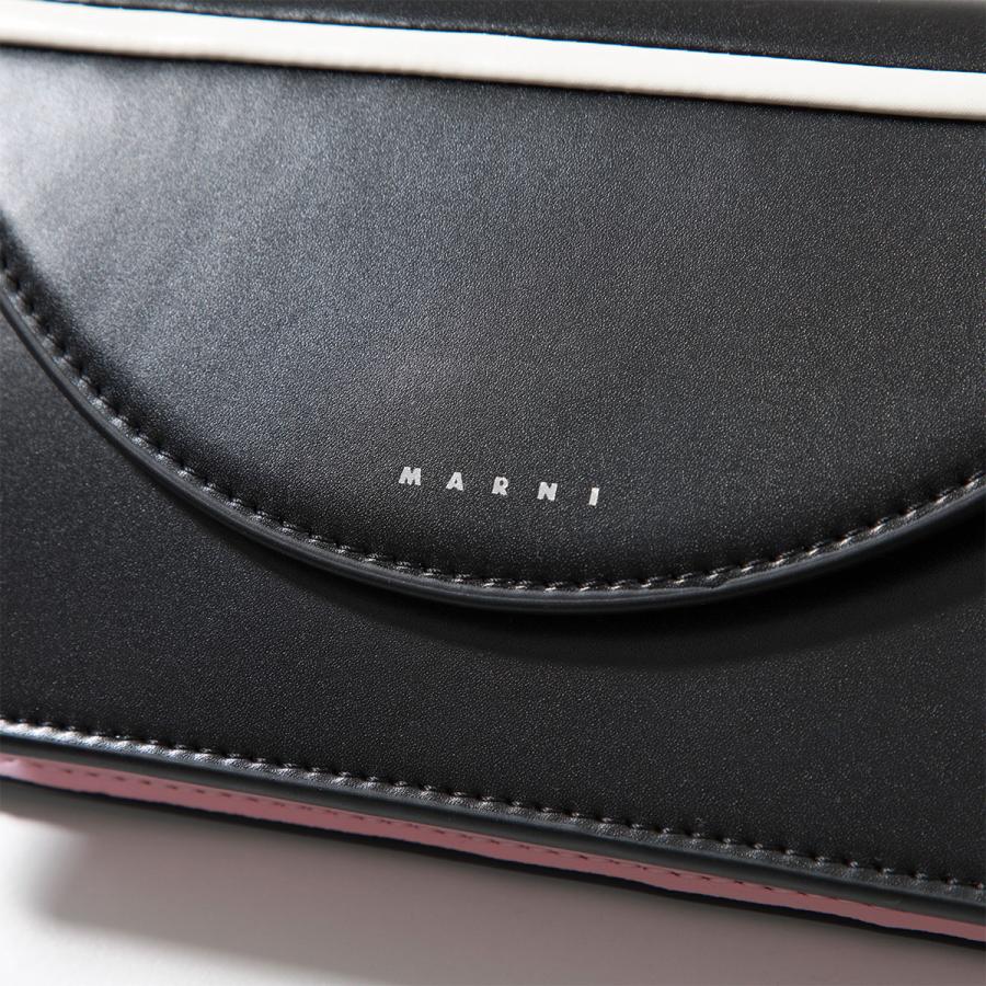 極美品♡MARNI マルニ エンボスロゴ レザー チェーン ショルダーバッグ MARNI（マルニ） ショルダーバッグ PHMO0038U1 P6533 レディース