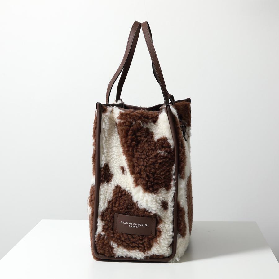 【極美品】GIANNI CHIARINI マルチェッラ　ブラック　レザー　ボア 極美品】GIANNI CHIARINI マルチェッラ ブラック レザー ボア 極美品