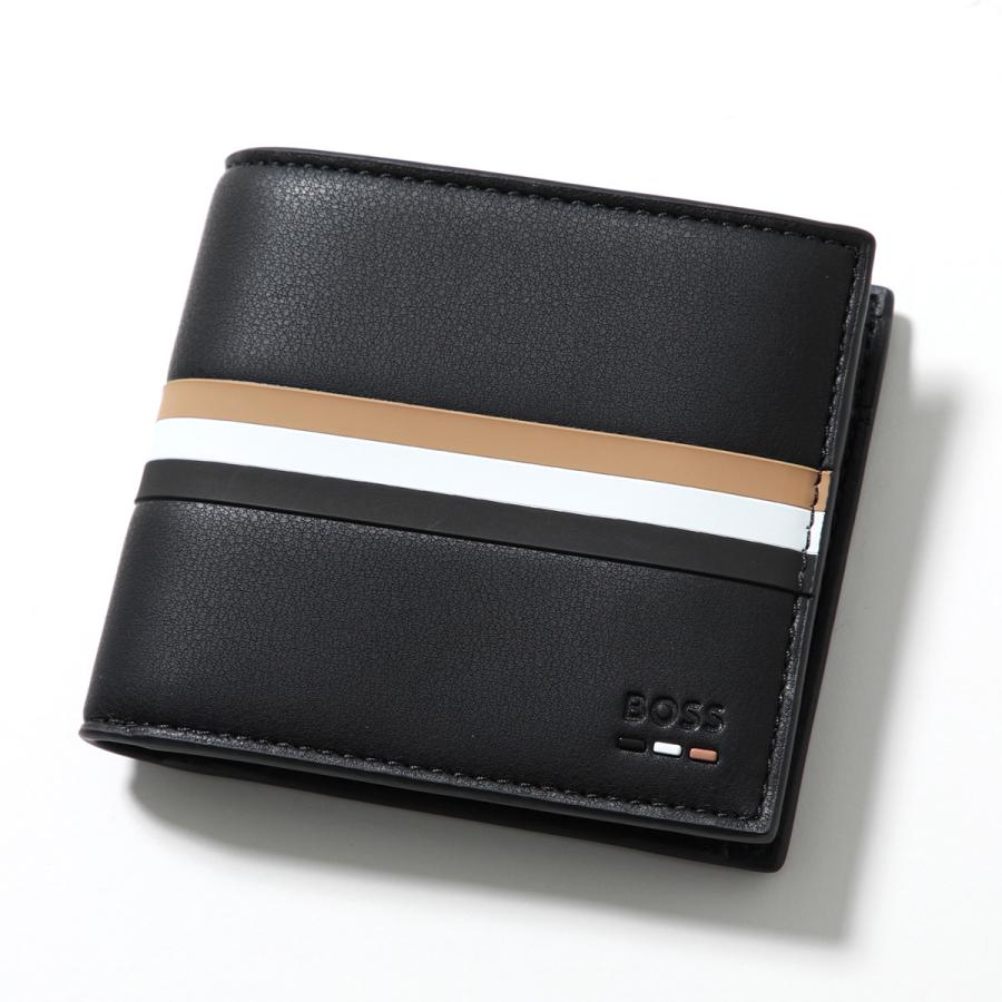 HUGO BOSS ヒューゴボス 二つ折り財布 50517067 メンズ フェイクレザー 