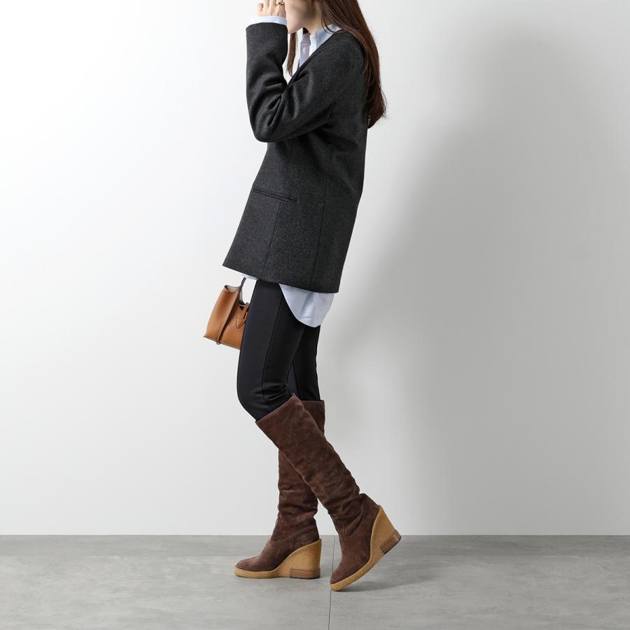 美品✨トッズ TOD'S レザー ロングブーツ ダークブラウン　サイドジップ 美品✨トッズ TOD'S レザー ロングブーツ ダークブラウン サイドジップ