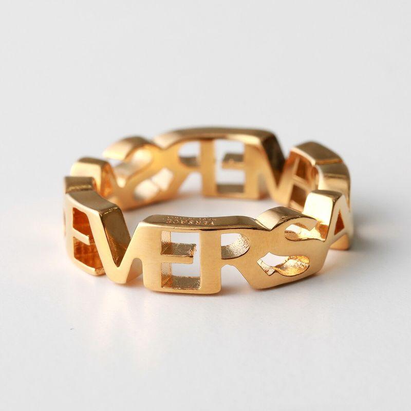 VERSACE ヴェルサーチ リング 1002575 1A00620 レディース ロゴ