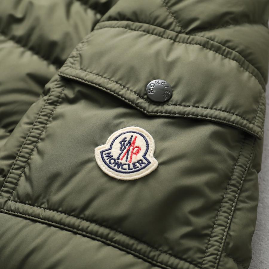 MONCLER モンクレール ダウンジャケット GALION ガリオン 1A00122 549SK メンズ フーテッド ジップアップ 軽量 アイコンロゴパッチ ショート丈 カラー2色の画像