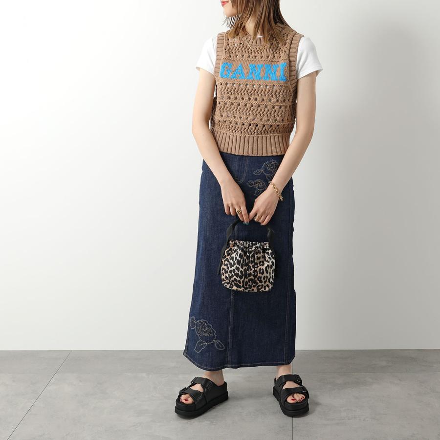 GANNI（ガニー） 【訳あり】GANNI ハンドバッグ RECYCLED TECH POUCH