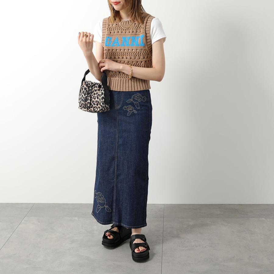 GANNI（ガニー） 【訳あり】GANNI ハンドバッグ RECYCLED TECH POUCH