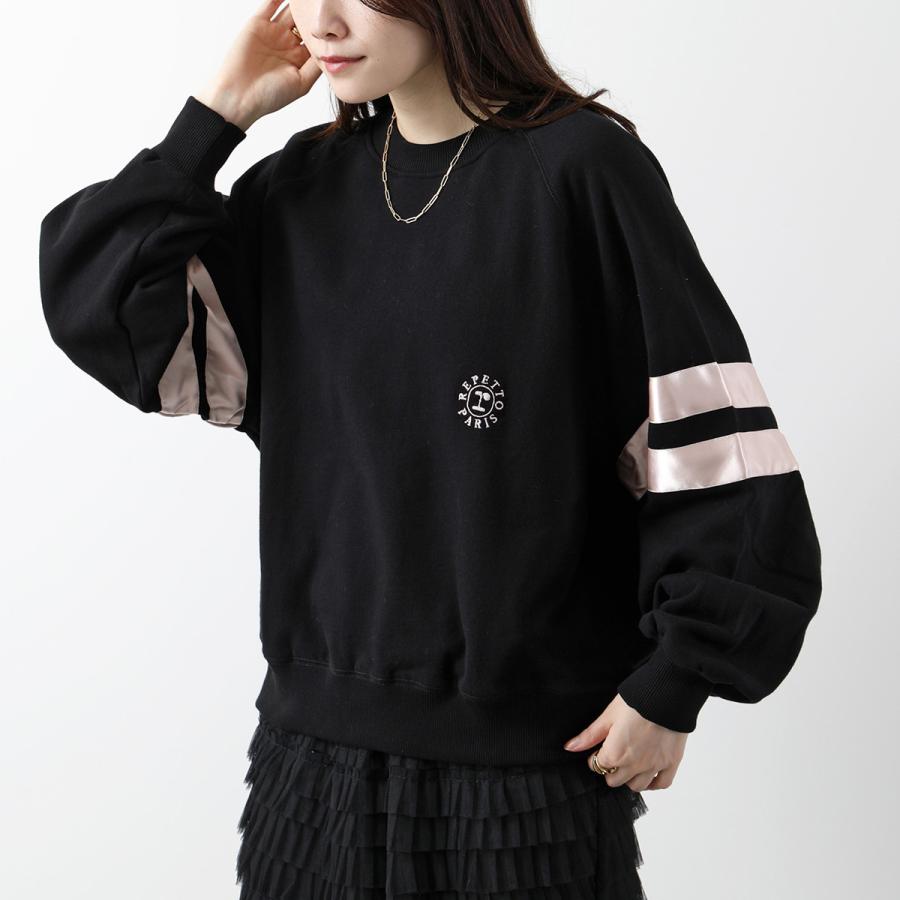 レザレクション　トレーナー　レディース　M repetto（レペット） スウェットシャツ Satin sweatshirt S0573A