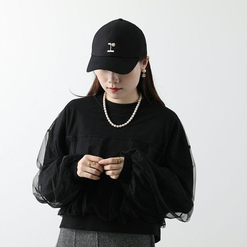 repetto ベースボールキャップ Logo cap with ribbon repetto（レペット） ベースボールキャップ Logo cap with ribbon