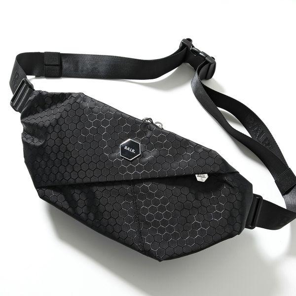 BALR.（ボーラー） ボディバッグ HEXLINE BADGE WAIST PACK バッジ