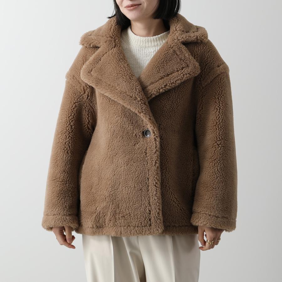 NUS ヌース ボアジャケット テディベア 34524 レディース エコファー