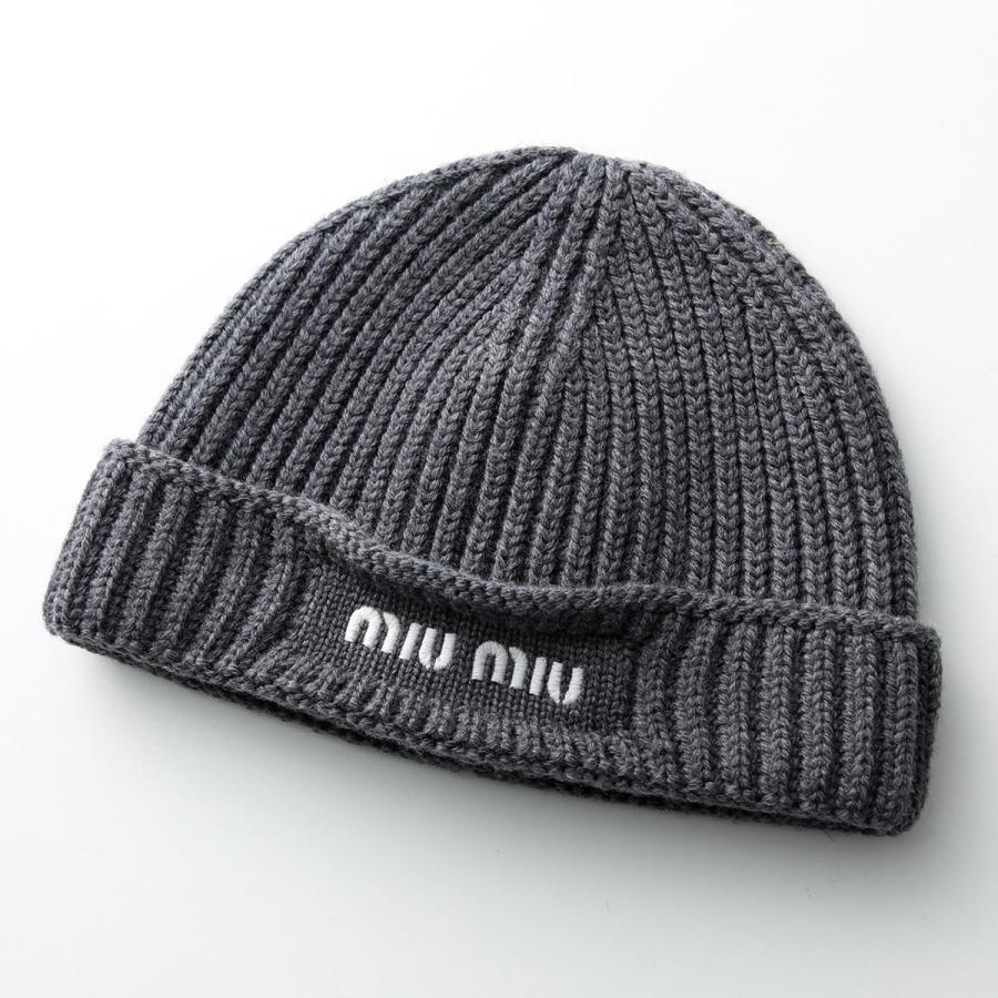 miu MIUMIU ミュウミュウ ニット帽 5HC375 2CSF レディース miu MIUMIU ミュウミュウ ニット帽 5HC375 2CSF レディース