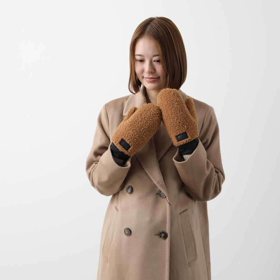 UGG アグ グローブ UGGfluff Mitten With Logo Tape UGGフラッフ UGG アグ グローブ UGGfluff Mitten With Logo Tape UGGフラッフ