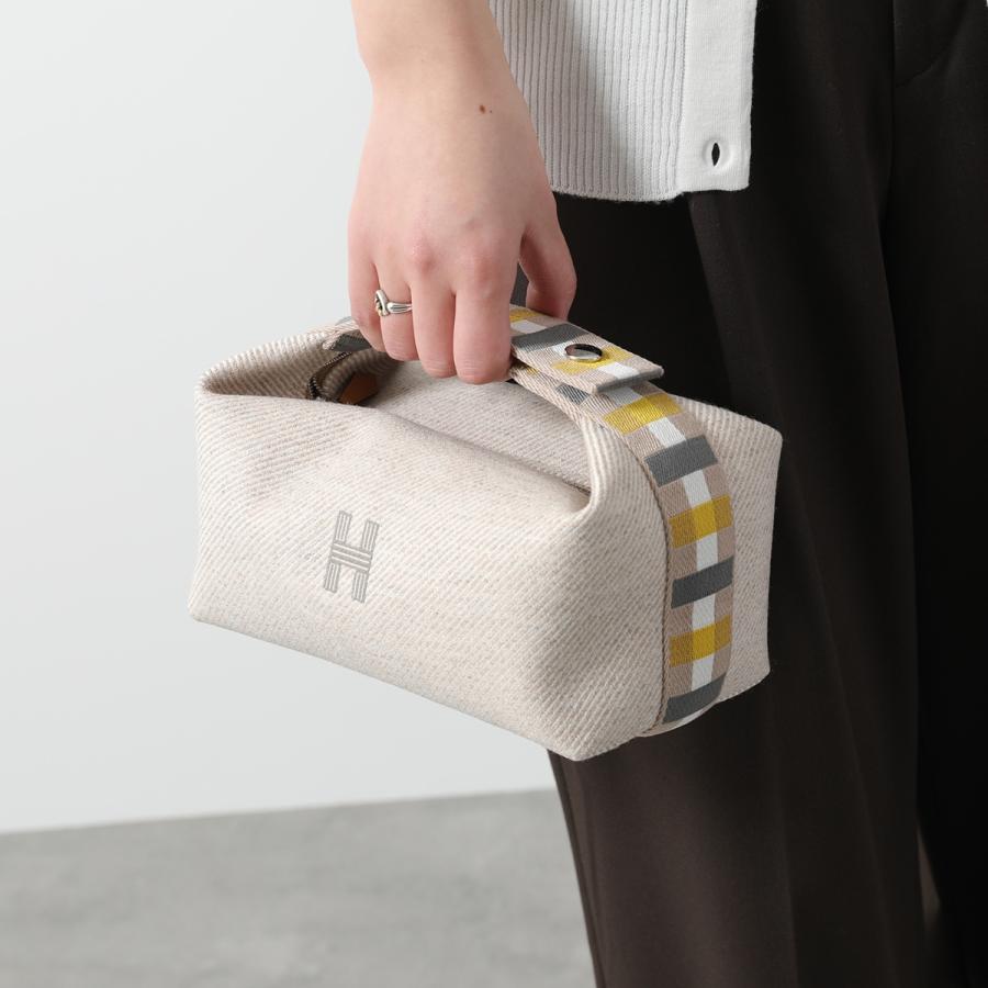 HERMES エルメス ポーチバッグ ブリッドアブラック オ カレ HERMES エルメス ポーチバッグ ブリッドアブラック オ カレ