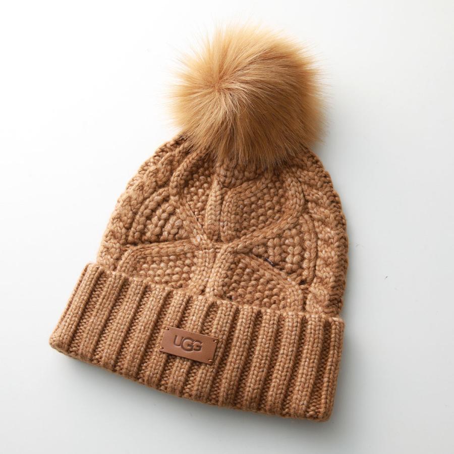 UGG アグ ニット帽 Cable Beanie with Pom ケーブル ビーニー UGG アグ ニット帽 Cable Beanie with Pom ケーブル ビーニー