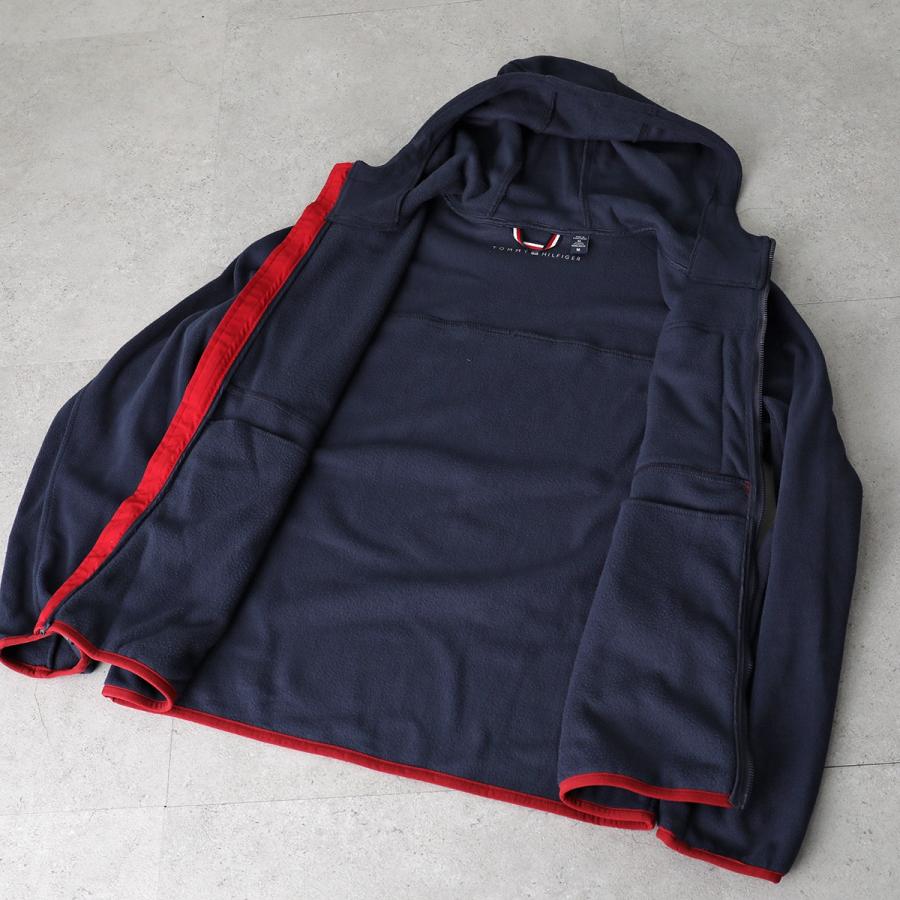 トミーヒルフィガー アームロゴ 刺繍 フルジップパーカー M TOMMY HILFIGER（トミー・ヒルフィガー） トミー ヒルフィガー ジップ