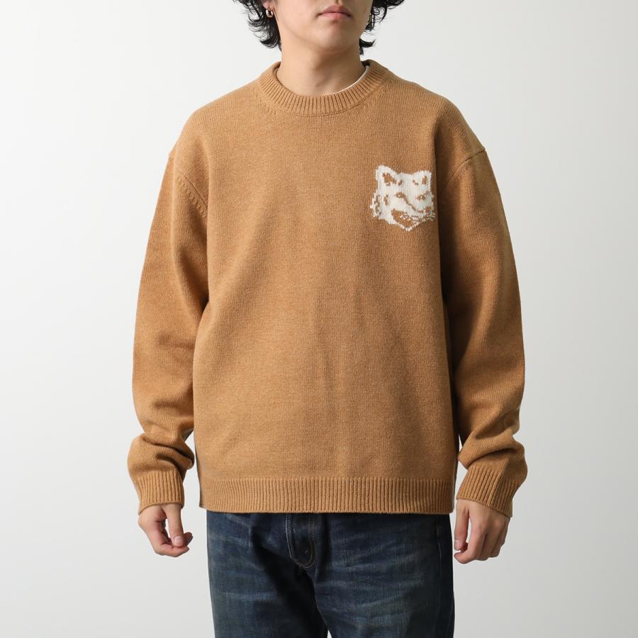 MAISON KITSUNE メゾンキツネ セーター FOX HEAD INTARSIA MAISON KITSUNE メゾンキツネ セーター FOX HEAD INTARSIA
