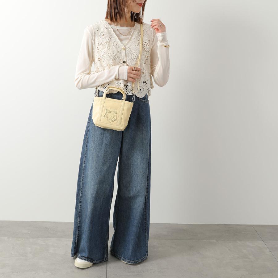 メゾンキツネ　ショルダーバッグ　グリーン　フォックスヘッド MAISON KITSUNE（メゾン キツネ） ショルダーバッグ FOX HEAD MINI