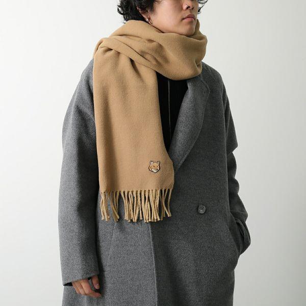 MAISON KITSUNÉ バージンウール マフラー MAISON KITSUNE（メゾン キツネ） マフラー NM06201 WA0018 メンズ