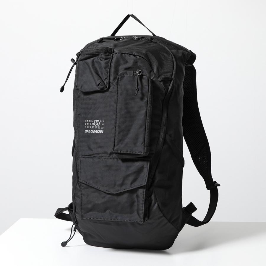 MM6 × Salomon コラボ バックパック ナイロン製 ブラック MM6 x SALOMON エムエムシックス メゾンマルジェラ サロモン バック