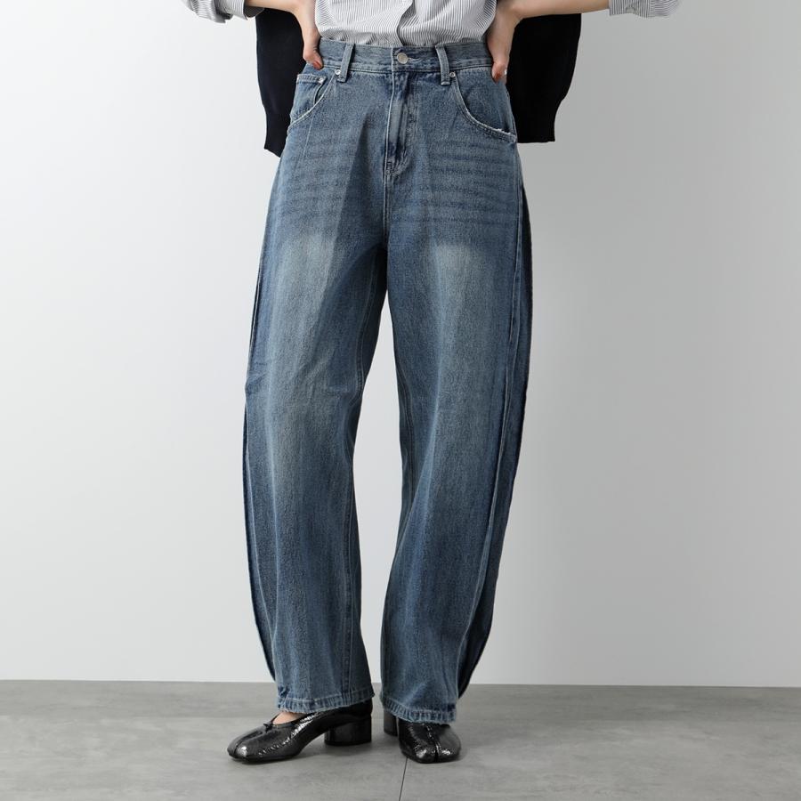 YENN イエン デニムパンツ SIDE PLEATED DENIM PANTS Y243-31045