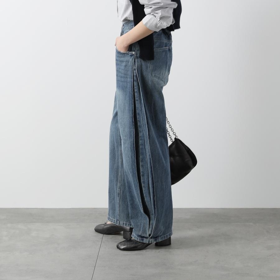 専用ページY243 YENN イエン デニムパンツ SIDE PLEATED DENIM PANTS Y243-31045
