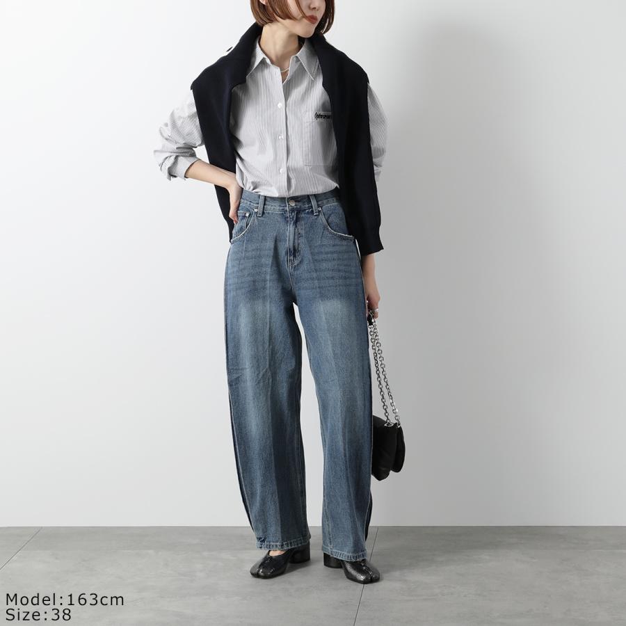 YENN イエン デニムパンツ SIDE PLEATED DENIM PANTS Y243-31045