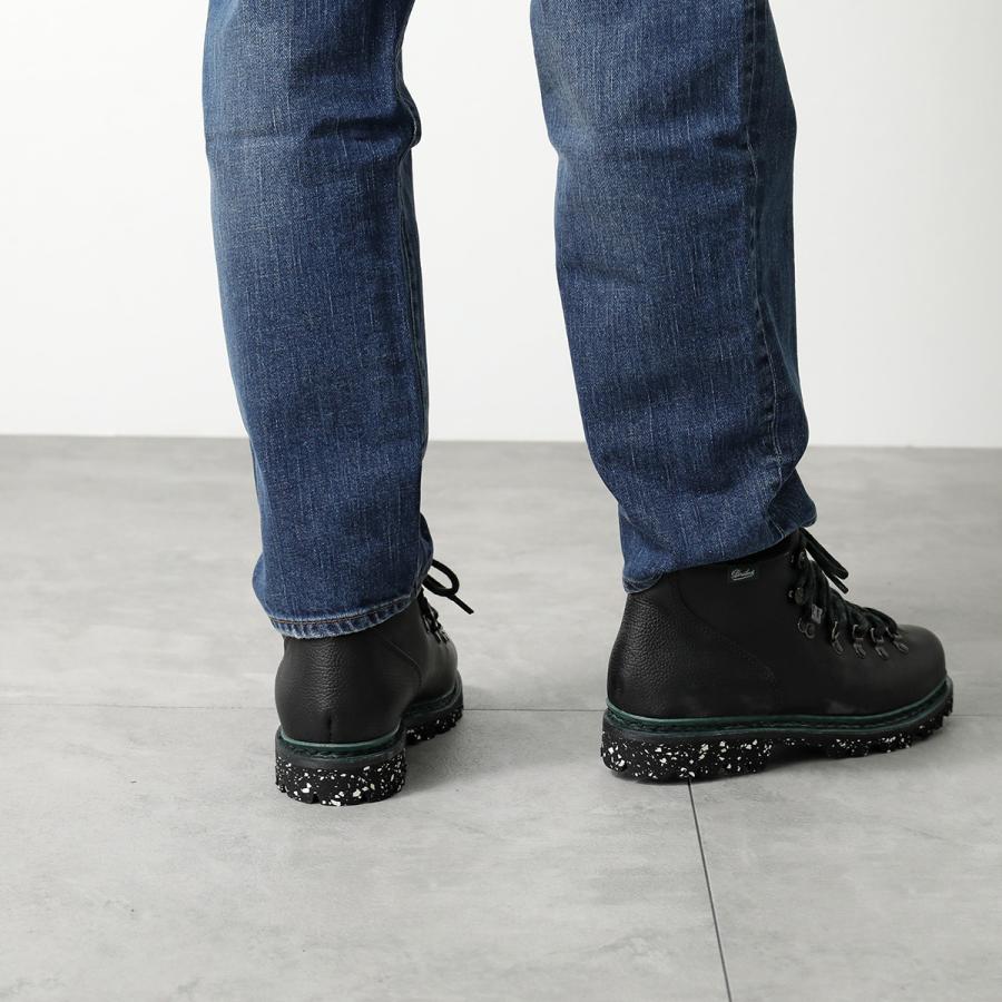 PARABOOT × PYRENEX パラブーツ ピレネックス コラボ クライミングブーツ PYRENEX AVORIAZ アヴォリアーズ 188920 メンズ トレッキング シューズ 靴 NOIRの画像