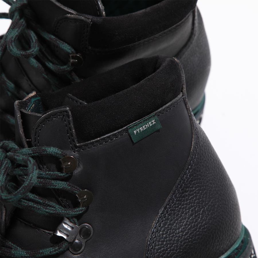 PARABOOT × PYRENEX パラブーツ ピレネックス コラボ クライミングブーツ PYRENEX AVORIAZ アヴォリアーズ 188920 メンズ トレッキング シューズ 靴 NOIRの画像
