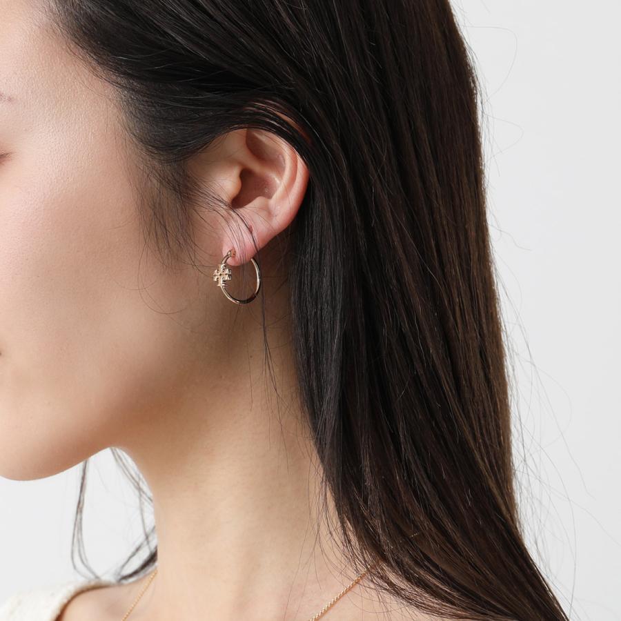 TORY BURCH トリーバーチピアスシルバーフープ TORY BURCH（トリーバーチ） フープピアス SMALL ELEANOR HOOP