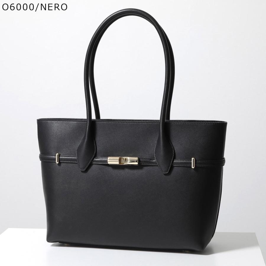 極美品●フルラ　リンダ　2way　ハンドバッグ　アーチロゴ　チャーム　レザー　茶 フルラ 2wayレザーハンドバッグ ショルダーバッグ レディース