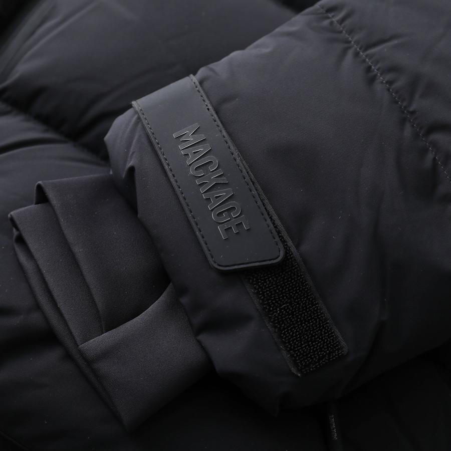 MACKAGE マッカージュ ダウンジャケット SAMUEL-SKI メンズ フード付き ナイロン ストレッチ ブルゾン 撥水 耐水 ロゴ BLACK | Mackage | 13