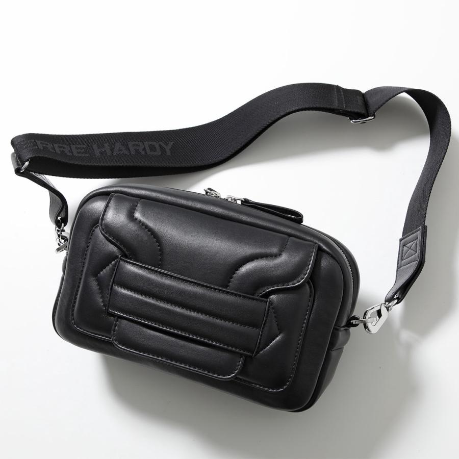 PIERRE HARDY ALPHA ショルダーバッグ ALPHA women's bag in camel and black leather — PIERRE HARDY