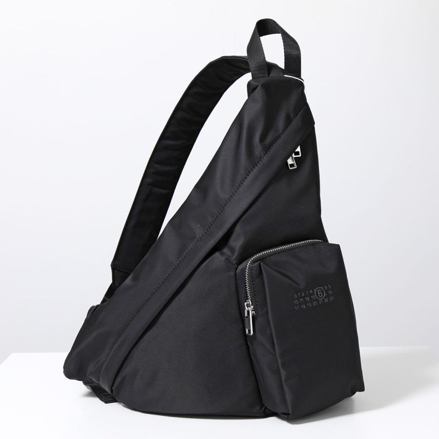 エムエムシックス メゾンマルジェラ ボディバッグ ニューメリック スリングク ブラック メンズ レディース MM6 SB5WG0019 P8504 T8013 MM6 エムエムシックス メゾンマルジェラ ボディバッグ JAPANESE SLING