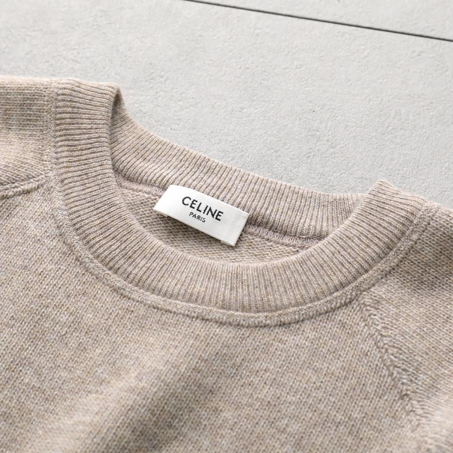 Celine セリーヌ　カシミヤxウールフード付きクロップドセーターキャメル CELINE（セリーヌ） ニット 2AE4U742X.02OQ レディース ウール