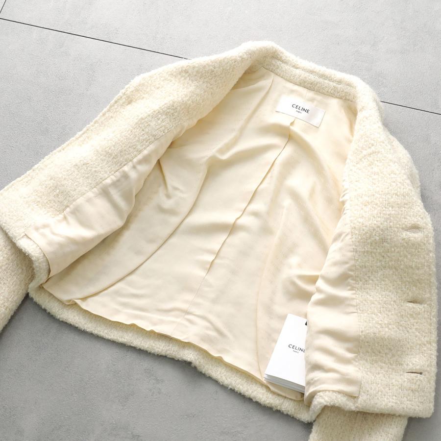 CELINE セリーヌ ツイードジャケット 2V34W227V.01VA レディース CELINE セリーヌ ツイードジャケット 2V34W227V.01VA レディース