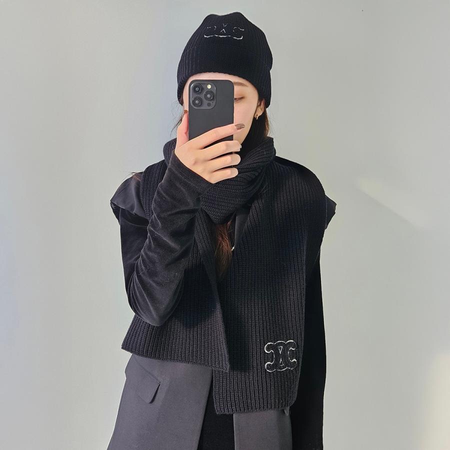 CELINE セリーヌ マフラー トリオンフ AA0120ZTQ.38NO メンズ CELINE セリーヌ マフラー トリオンフ AA0120ZTQ.38NO メンズ