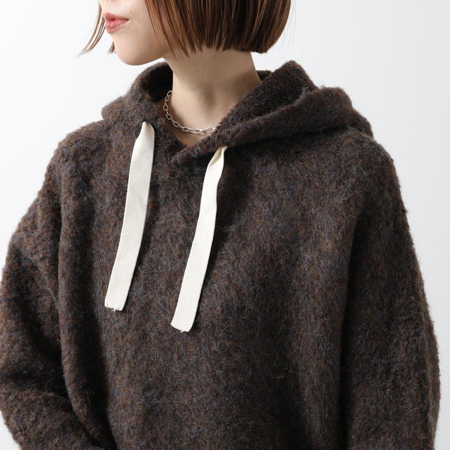 oll オール ニット フーディー shaggy knit hoodie 452-05511