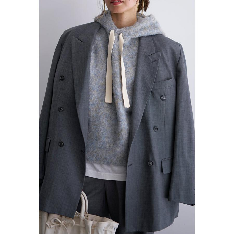 oll オール ニット フーディー shaggy knit hoodie 452-05511