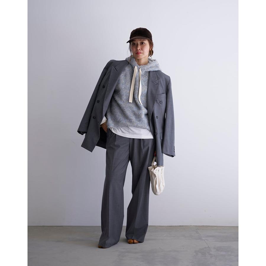 oll オール ニット フーディー shaggy knit hoodie 452-05511