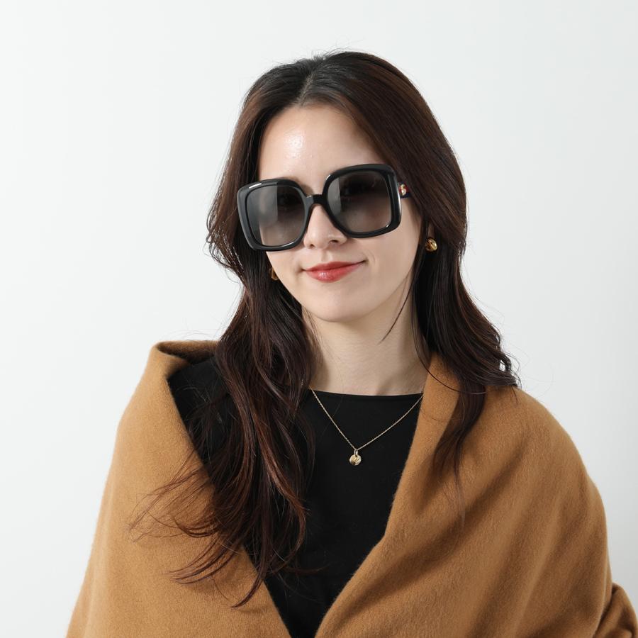 GUCCI（グッチ） サングラス GG0713S レディース スクエア型 メガネ