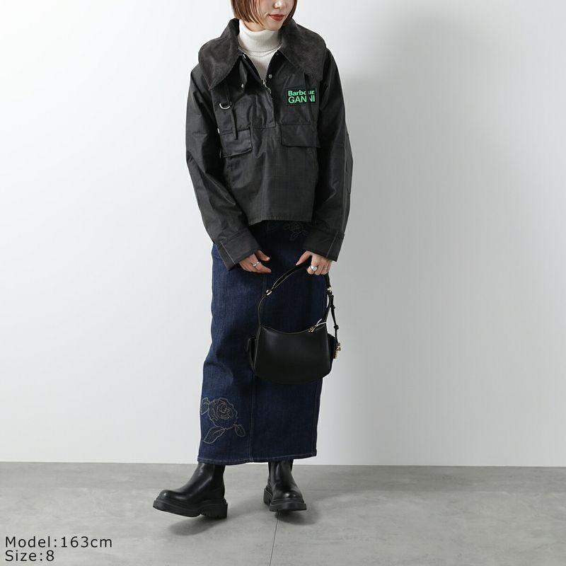 大人気コラボ✨Barbour by ALEXACHUNG ブルゾン 濃紺 防水 Barbour（バブアー） × GANNI ガニー コラボ ブルゾン Anorak Smock