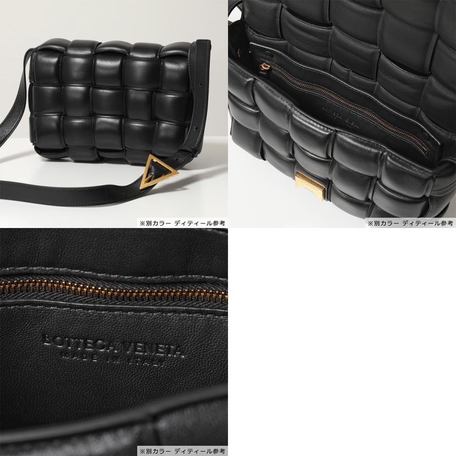 定価70万円 ボッテガヴェネタ パデットカセット バッグ ブラック シルバー金具 BOTTEGA VENETA（ボッテガ・ヴェネタ） ショルダーバッグ パデッド