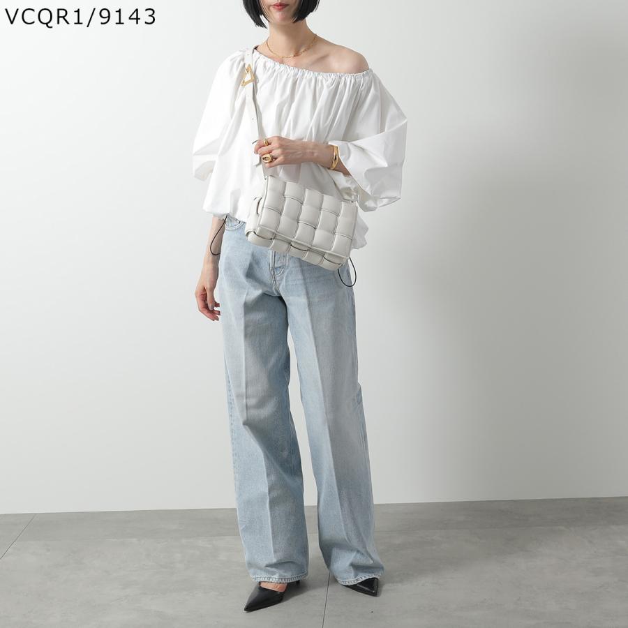 ボッテガ・ヴェネタ BOTTEGA VENETA ショルダーバッグ パデッド カセット クラシック 591970VCQR19143 チョーク ラムスキン 【中古】 BOTTEGA VENETA（ボッテガ・ヴェネタ） ショルダーバッグ パデッド