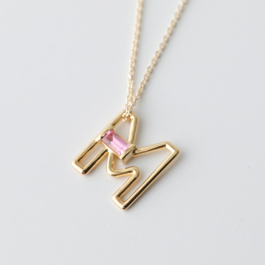 ALIITA アリータ ネックレス LETRA NECKLACE ROLO レディース イニシャル アルファベット ペンダント アクセサリー カラー5色の画像