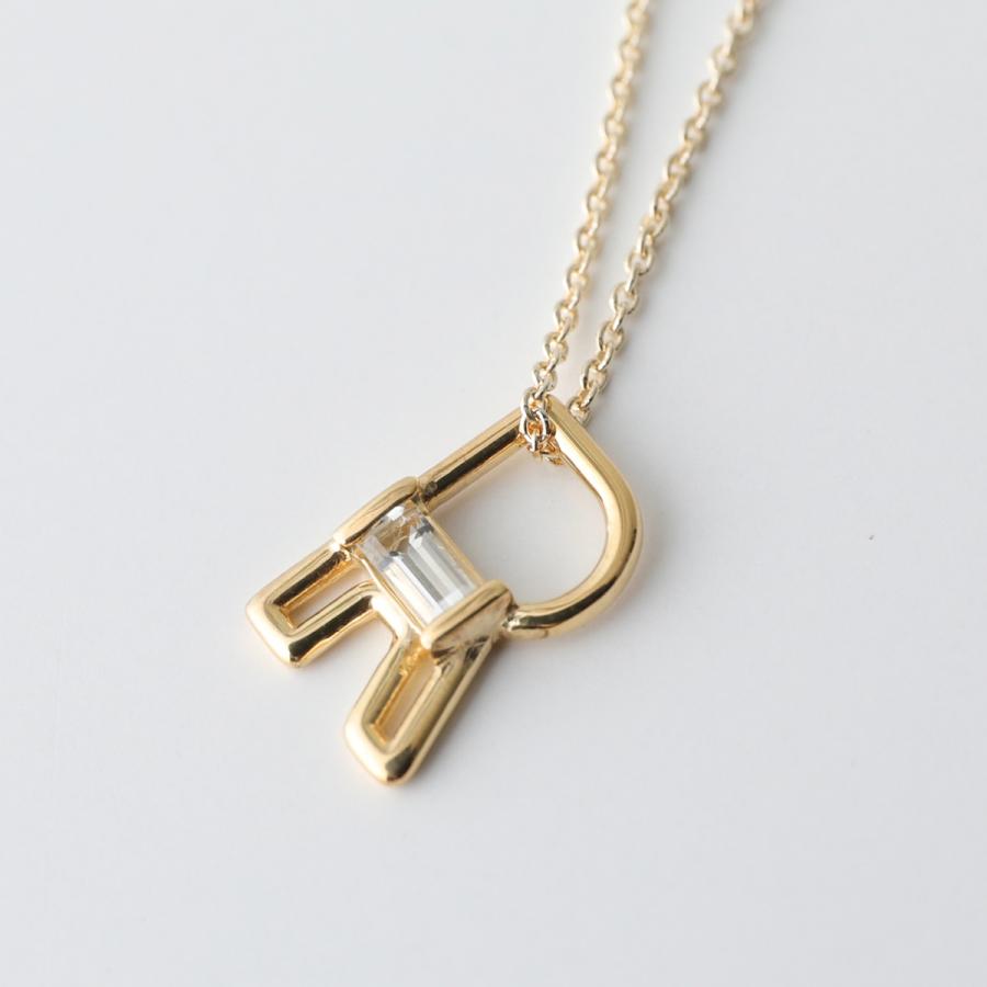 ALIITA アリータ ネックレス LETRA NECKLACE ROLO レディース イニシャル アルファベット ペンダント アクセサリー カラー5色の画像