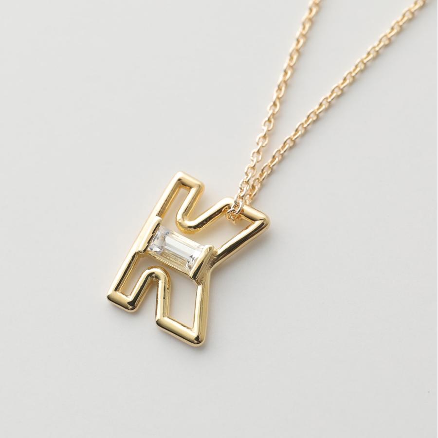 ALIITA アリータ　レターダイヤネックレス ALIITA（アリータ） ネックレス LETRA NECKLACE ROLO レディース