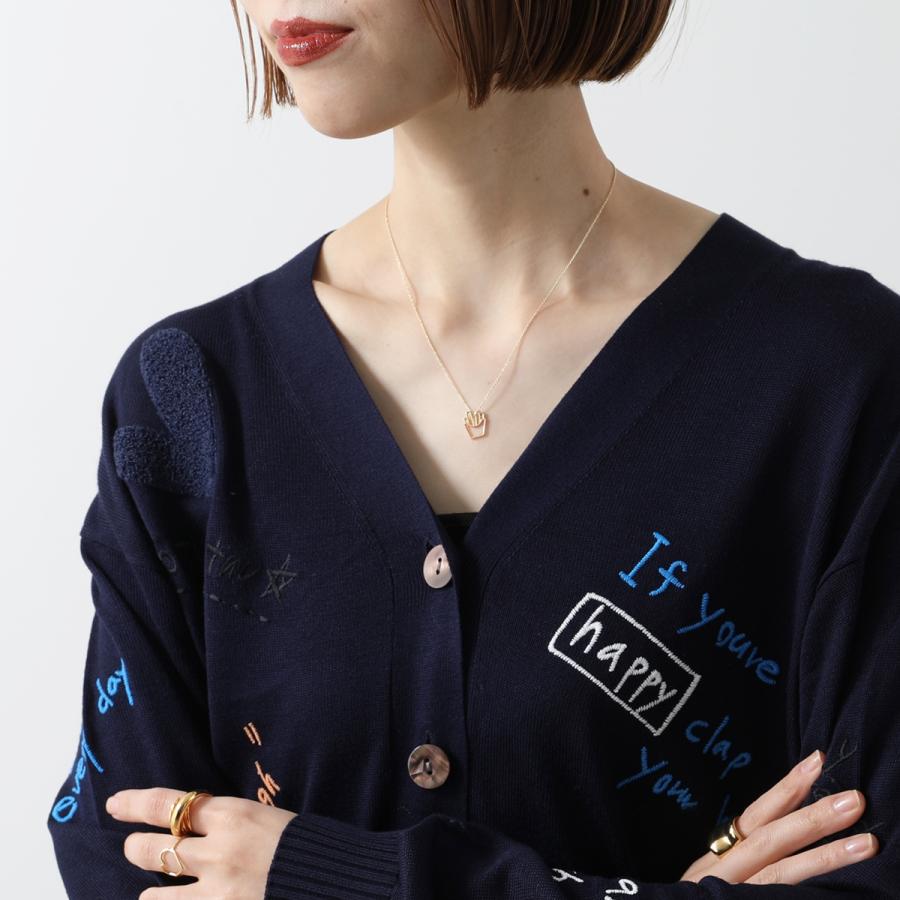 ALIITA アリータ ネックレス PAPITAS ENAMEL NECKLACE ROLO レディース ポテト モチーフ ペンダント アクセサリー F9000/YELLOW-GOLD-9KTの画像