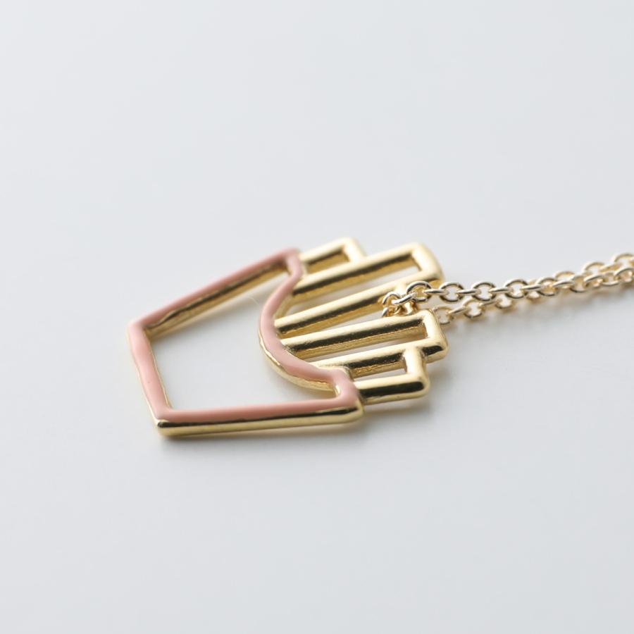 ALIITA アリータ ネックレス PAPITAS ENAMEL NECKLACE ROLO レディース ポテト モチーフ ペンダント アクセサリー F9000/YELLOW-GOLD-9KTの画像