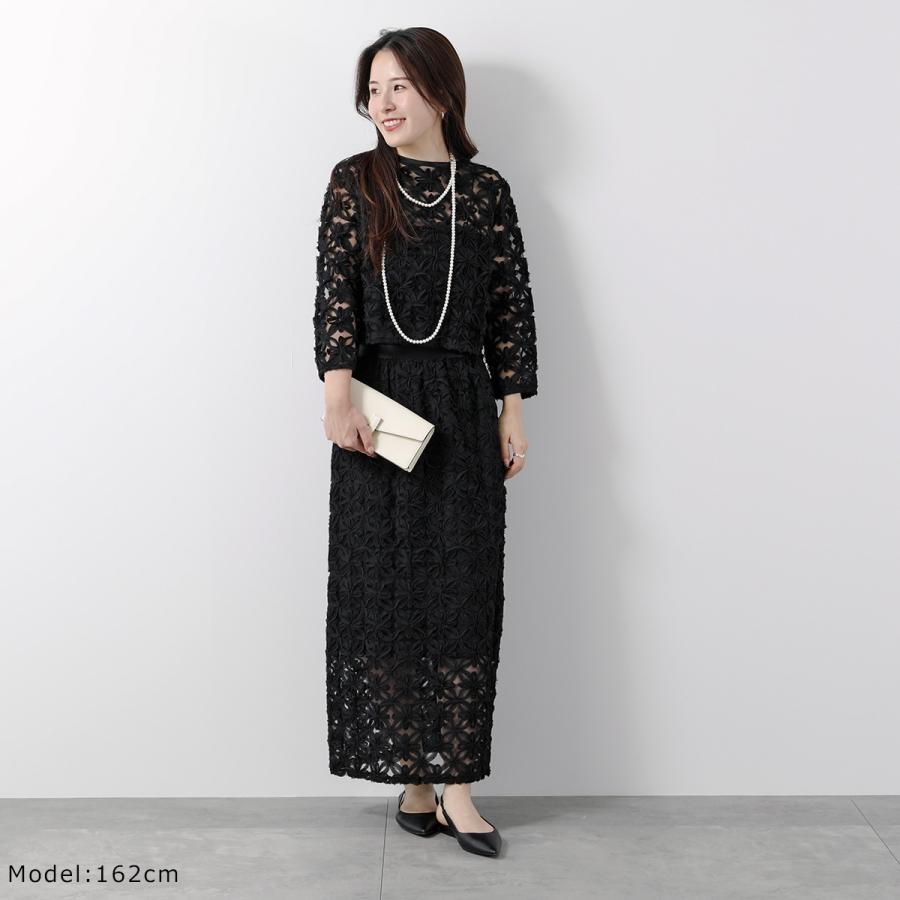 anana（アナナ） スカート a81-042 レディース 花柄 刺繍 レース